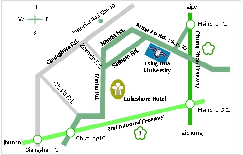 Map of Lakeshore Hotel