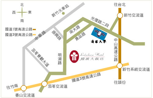 Map of Lakeshore Hotel